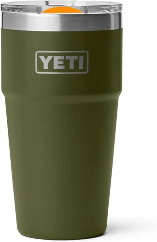 Vista 41 de YETI Rambler - Vaso apilable de 20 onzas, acero inoxidable, aislado al vacío con tapa MagSlider Verde mar