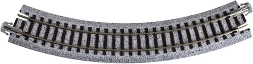 Vista 2 de Kato USA Model Train Products UNITRACK Pistas compactas (4 piezas), 7.205 in/(7") Radio/45 grados