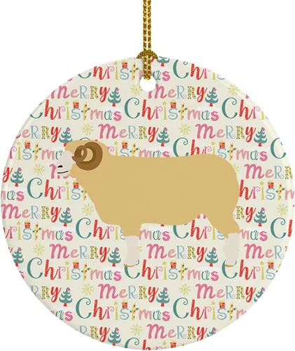 Vista 49 de Caroline's Treasures Adorno de cerámica de avestruz común para árbol de Navidad, decoración colgante para el hogar, Navidad, vacaciones, fiesta