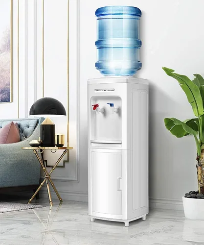 Vista 8 de KOTEK Dispensador de agua para enfriadores de agua, dispensador de enfriador de agua de carga superior caliente y fría con capacidad para botellas