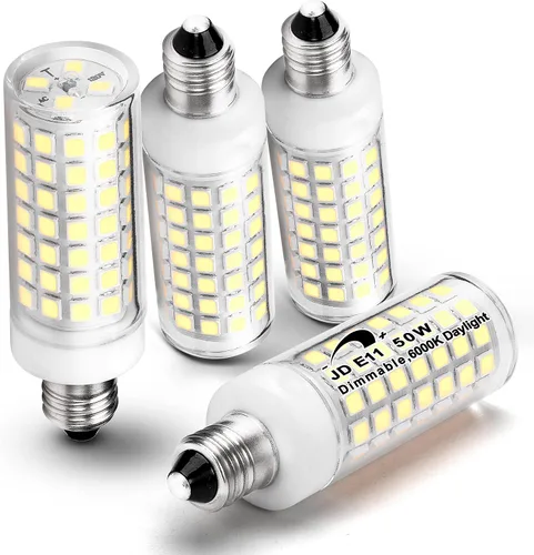 Vista 15 de ALIDE Bombilla verde C7 T6 de la vela de E12 LED para el festival del día