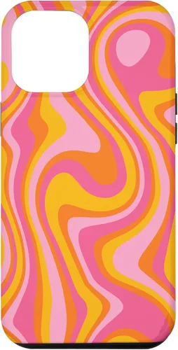 Vista 26 de Retro Groovy Liquid Swirl Hippie 70's 80's Psychedelic Phone Case for iPhone 17