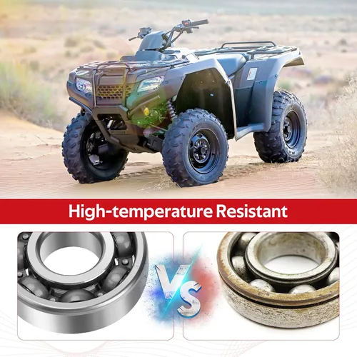 Vista 3 de JAVIK Kit de sellos de rodamientos diferencial trasero para Honda FourTrax 300 TRX300 TRX300FW 2x4 4x4 1988-2000, OEM # 91051-HC4-003 91271-HC4-004
