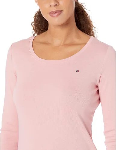 Vista 3 de Tommy Hilfiger Camiseta de manga larga con cuello redondo para mujer