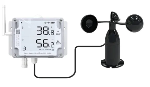 Vista 8 de GS1-AETH1RS + paquete de sirena termómetro Ethernet higrómetro, sensor de humedad y temperatura WiFi, registrador digital de datos de temperatura