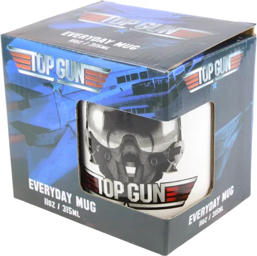 Vista 2 de Top Gun Iceman's Helmet - Taza de cerámica (10.7 fl oz), idea de regalo