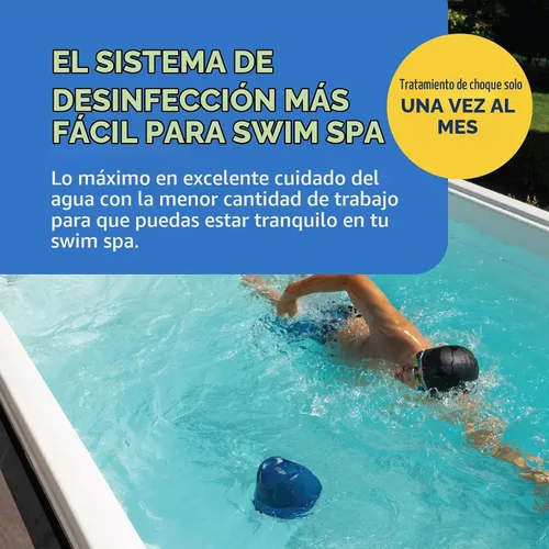 Vista 2 de FROG @ease - Cartuchos de repuesto SmartChlor para spas de natación, paquete de 3