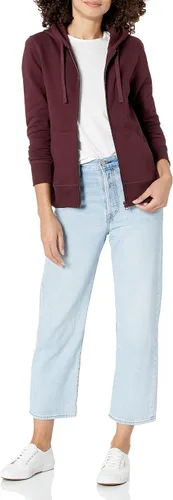 Vista 4 de Tienda Essentials Sudadera con capucha y cremallera completa para mujer (disponible en tallas extragrandes)