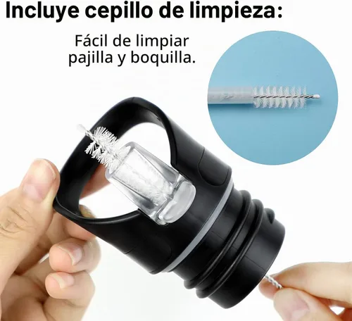 Vista 8 de Tapa de popote para Hydro Flask boca estándar, multicompatible con tapa de ascenso Simple Modern para boca de 1.91 pulgadas, 18 onzas, 21 onzas, 24