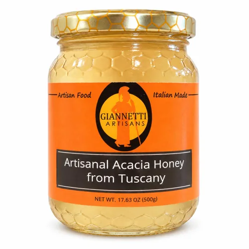 Vista 3 de Giannetti Artisans Miel de acacia italiana importada de primera calidad, 17.63 oz (paquete de 3)