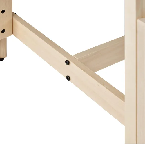 Vista 8 de Master Massage Harvey - Mesa de tratamiento estacionario de tratamiento - Mesa de masaje de terapia de madera maciza para profesionales Negro