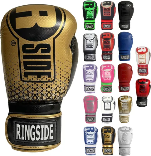 Vista 21 de Ringside Apex - Guantes de boxeo IMF-Tech con soporte seguro para la muñeca, guantes de boxeo sintéticos para hombres y mujeres