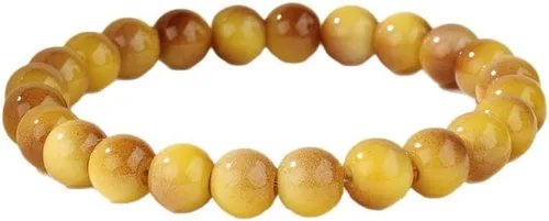 Vista 26 de Pulseras de triple protección con piedra de ojo de tigre de obsidiana negra con hematita para hombres y mujeres, pulsera de piedra curativa
