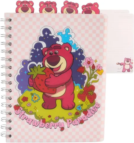 Vista 19 de Innovative Designs Disney Beauty and The Beast Journal Notebook, Spiral Bound, 96 Lined Pages, 8 x 7 inches Princess Belle and Beast Vinyl Cover
