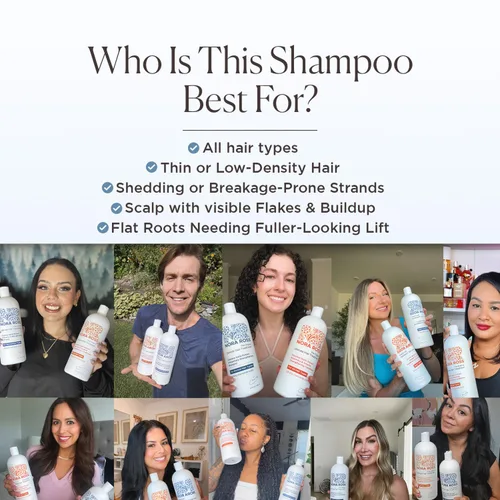 Vista 7 de Champú de ajo para tratamiento capilar. Para cabello normal a seco 32 onzas.