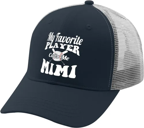 Vista 2 de Dad Hats My Favorite Player Call me Mimi Dad Hats for Women Graphic Dad Hat Adjustable