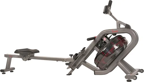 Vista 2 de Sunny Health & Fitness Sunny Health & Fitness AquaStrive Series Smart Water Rower, 300LB Capacity Plus Dynamic Hydro Resistance for Home Cardio