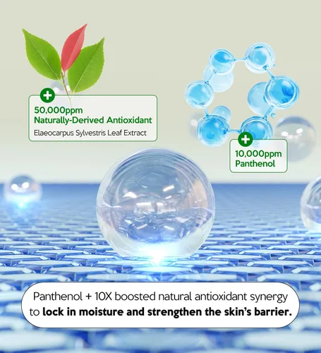 Vista 4 de Troubless Hydro Crema hidratante calmante – Crema hidratante profunda y barrera cutánea para la cara con 10,000 ppm de pantenol y árbol de té