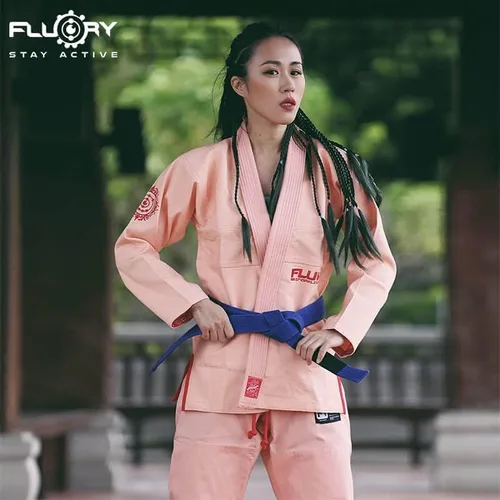 Vista 3 de FLUORY BJJ Gi - Traje brasileño Jiu Jitsu para mujer, kimonos para mujer, uniforme BJJ