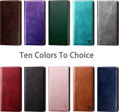 Vista 3 de SUANPOT Funda de piel tipo cartera para Samsung Galaxy S20 FE con bloqueo RFID, soporte para tarjetas de crédito, libro de folio con tapa de PU