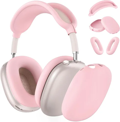 Vista 18 de Funda rígida para AirPods Max con modo de sueño, funda de transporte para auriculares con almohadillas de silicona para AirPods