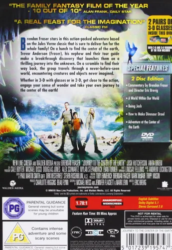 Vista 2 de Journey To The Center Of The Earth 3D 2008 DVD