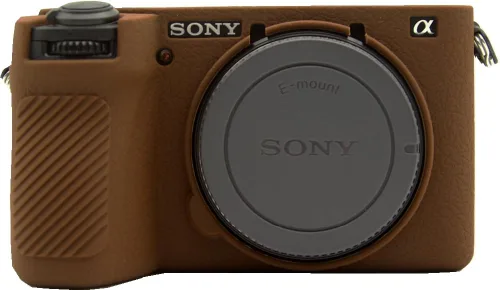 Vista 10 de Funda para cámara A6700, funda de silicona delgada y ligera para Sony Alpha A6700 (negro, glaseado)