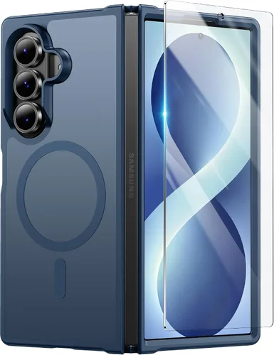Vista 14 de FNTCASE Funda magnética para iPhone 12, grado militar, protección contra caídas, antiamarilleamiento, duradera, resistente y parachoques a prueba