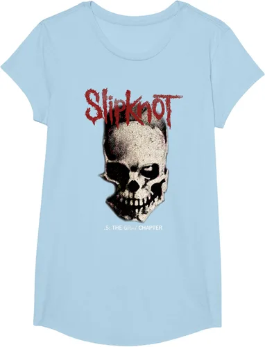 Vista 42 de Slipknot Tribal Calavera playera, niños 12, Rojo