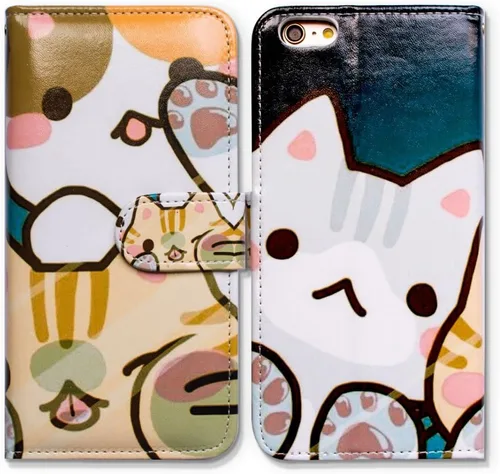 Vista 14 de Bcov - Funda para iPod Touch 7/iPod Touch 6, diseño de libélula colorida funda de piel con tapa y función atril para iPod Touch 7/6/5