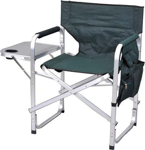 Vista 4 de Elegante completa silla plegable acampar Marrón