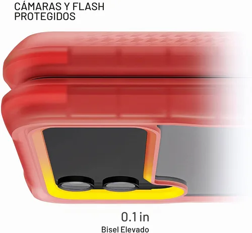 Vista 3 de Ghostek COVERT - Funda rosa para Galaxy Z Flip 4 para mujeres y niñas, protección completa de bisagra y parte trasera transparente, duradera