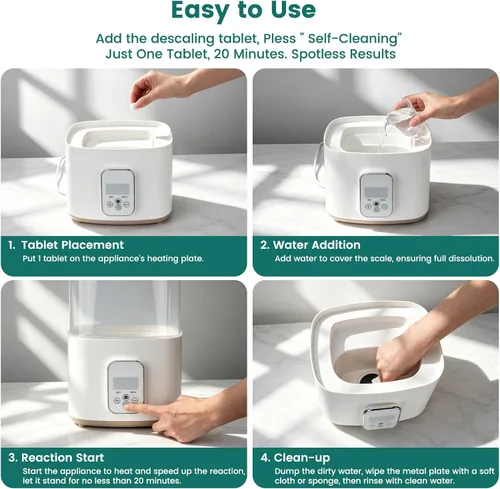 Vista 8 de Tiny Marvels Powerful Descaling Tablets for Baby Bottle Washer