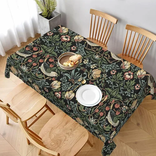 Vista 11 de Mantel azteca, diseño geométrico tribal, decoración rústica de nativos americanos, estilo suroeste, impermeable, lavable, para decoración de cocina