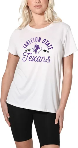 Vista 343 de Colección oficial de camisetas sueltas para mujer, color blanco