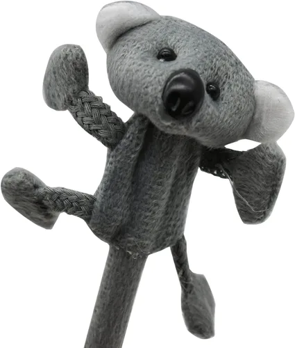Vista 7 de Maydahui 24 bolígrafos de peluche con diseño de animales, bonitos bolígrafos esponjosos de dibujos animados, oso, conejo, pato, cerdo, perro, rana