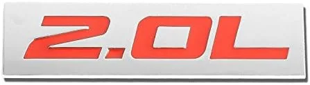 Vista 5 de 1.5L Negro/Cromo Aleación de Aluminio Auto Maletero Puerta Guardabarros Parachoques Insignia Calcomanía Emblema Cinta Adhesiva Pegatina