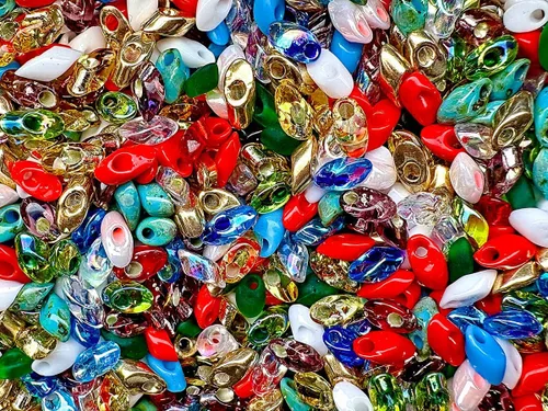Vista 10 de Miyuki Delica Seed Bead - Mezcla 10/0 para hacer joyas, cuentas de semillas de vidrio japonesas, 0.7 oz (10 g)