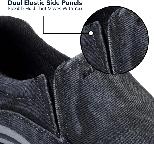 Vista 5 de Skechers Mocasines sin Cordones Expected Avillo de Ajuste Relajado para Hombre