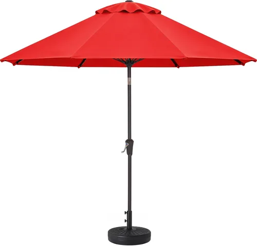 Vista 34 de ABCCANOPY 7.5FT Patio Umbrella Outdoor 6 RibsTable Umbrella(Brown)