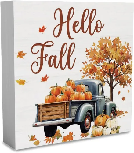 Vista 33 de El otoño es prueba de que el cambio es hermoso - Letrero de decoraciones de otoño para el hogar, oficina, interior, decoración de escritorio