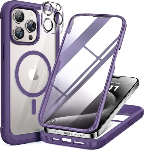 Vista 103 de Miracase - Funda para iPhone SE de 3ª/2ª generación 2022 2020 de cuerpo completo con protector de pantalla de vidrio integrado, resistente