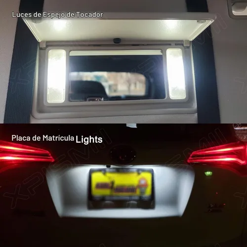Vista 7 de Xpismii Kit de luz interior LED blanca piloto de 17 piezas, 6000 K, repuesto para Honda Pilot 2009 2010 2011 2012 2013 2014 2015, con diagrama