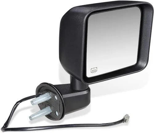 Vista 8 de DNA Motoring OEM-MR-CH1320337 Espejo de ajuste accionado estilo fábrica con vidrio calentado lado izquierdo compatible con 10-16 Patriot