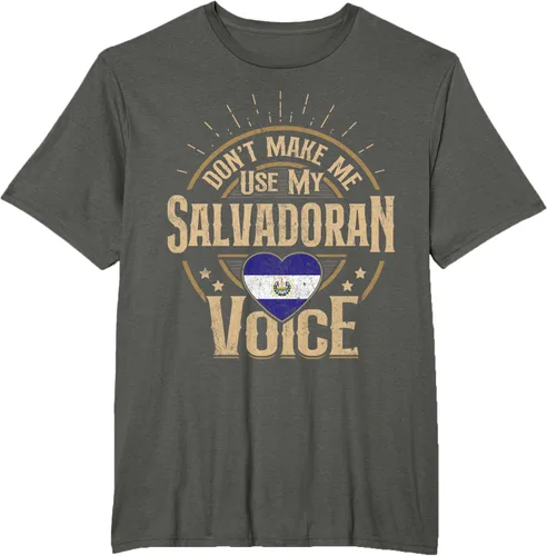 Vista 5 de Camiseta de recuerdos de la bandera de El Salvador para hombres y mujeres salvadoreños, Negro, S