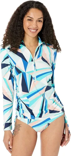 Vista 22 de Carve Designs Rashguard Cruz para mujer Nube