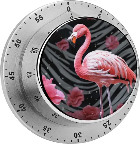 Vista 22 de Temporizadores mecánicos de cocina para cocinar, temporizador magnético de cuenta regresiva de 60 minutos con boca de animal, lindos temporizadores