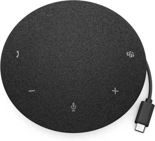 Vista 3 de Dell Altavoz Pro con cable - SP325 - USB-C, certificado Zoom/Microsoft Teams, 4 micrófonos omnidireccionales, micrófonos de cancelación de ruido