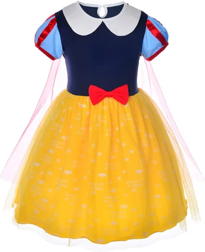 Vista 2 de Disfraz de princesa para fiesta de cumpleaños para niñas pequeñas con diadema