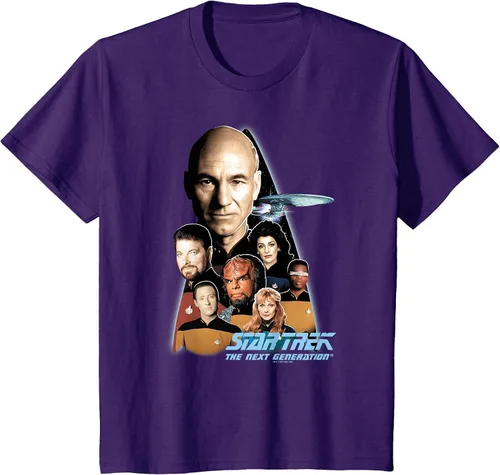 Vista 6 de Star Trek The Next Generation T-Shirt Asphalt Grey
